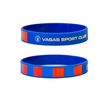 Szilikon karkötő - "Vasas Sport Club" felirattal - db