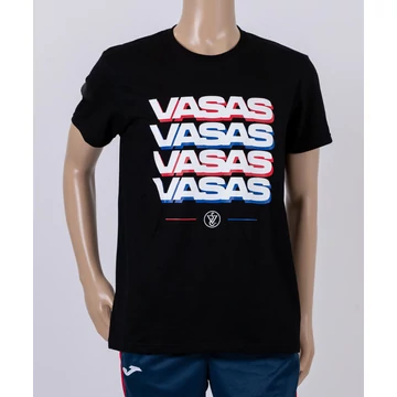 Fekete póló Vasas felirattal