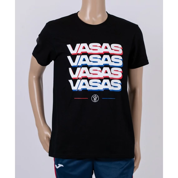 Fekete póló Vasas felirattal